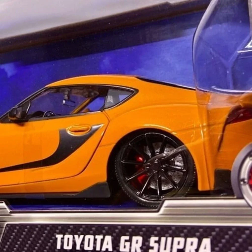 Jada Toyota GR Supra Fast & Furious F9 Orange‎ Die-cast 1:24 Model Car NIP 2022